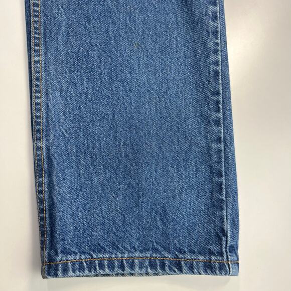 Levi’s Vintage Jeans 505 Mens 34x30 “33x29.5” Straight Leg Orange‎ Tab 90s Blue - Picture 9 of 14